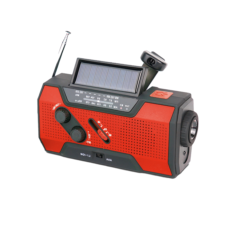 ANTRA Hand Crank Emergency Radio Weather Radio 3 in 1, FM/AM Solar Charging, Flashlight, Reading Lamp & SOS Alarm for Camping, Hiking, Survival